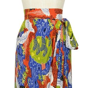 Trashy Diva Cranes Sarong Skirt Size 18